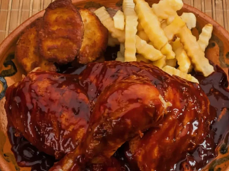 Pollo BBQ toque habanero de Pollos Amigos